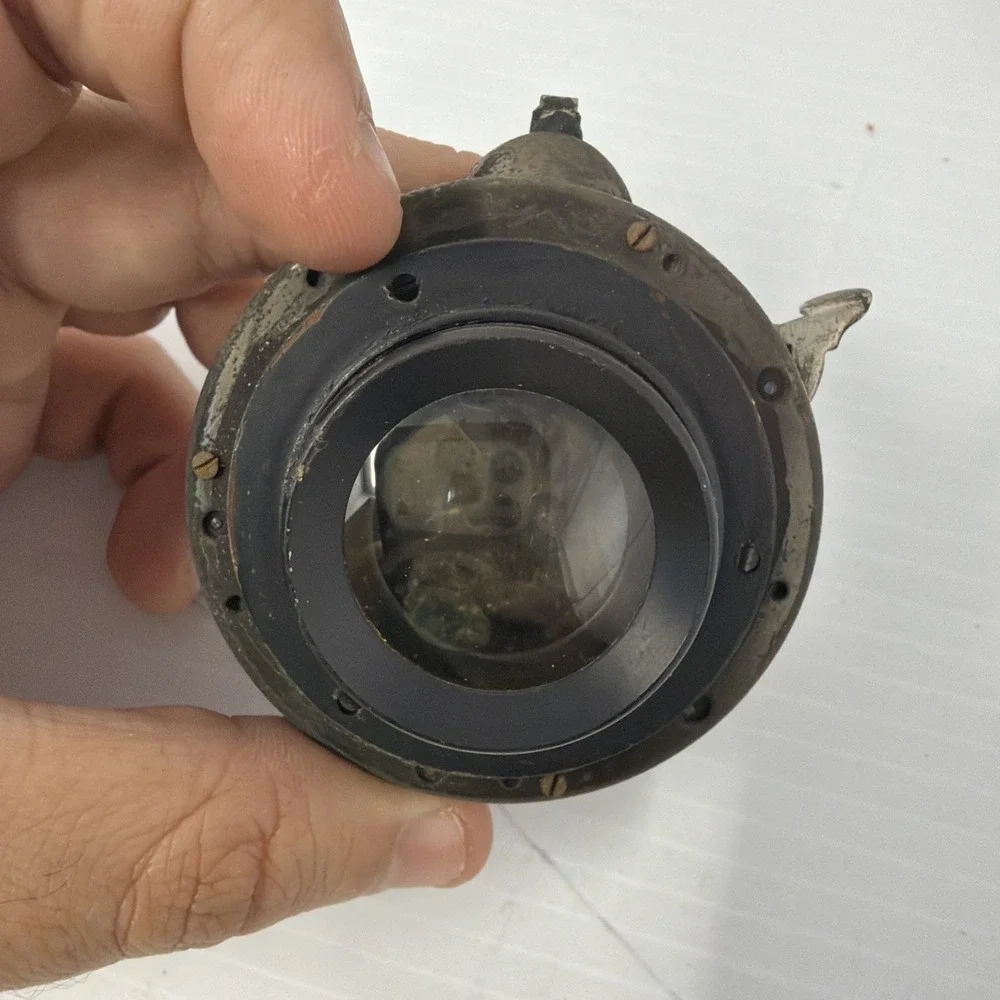 Bausch & Lomb f/8 6-3/4in Lens In Kodak Ball Bearing Shutter 1913 Vintage Parts